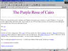 The Unofficial website for Woody Allen's The Purple Rose of Cairo