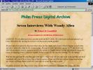Philm Freax 7 Interviews with Woody Allen