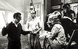 Woody dirige Madonna e John Malkovich sul set di Ombre e nebbia